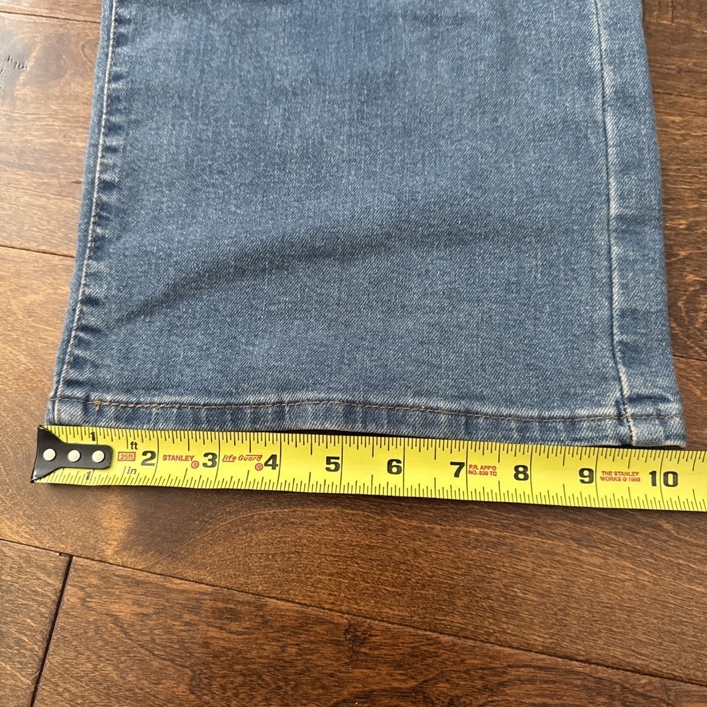 Levi Strauss Signature Gold High Rise Loose Straight Jeans Women Size 14 W32 - Picture 6 of 10